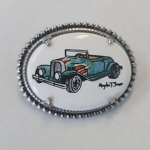 Vintage Car Bolo Tie Clip
